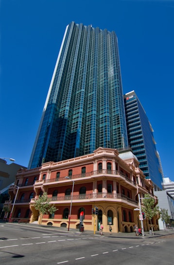 low angle photography of building