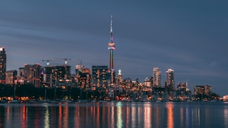 cityscape at night stime