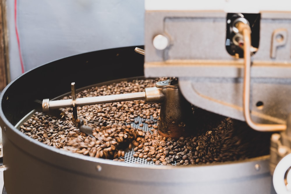 selective focus photo of coffee grinder