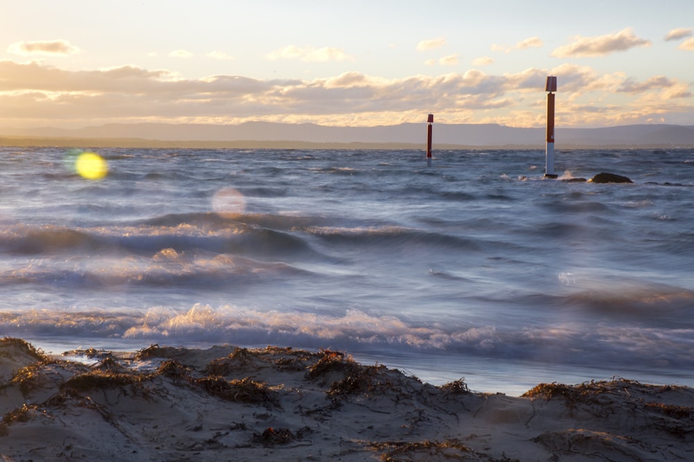 wavy ocean view