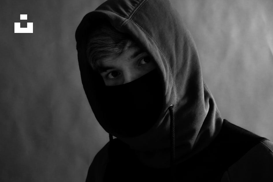 Photo of person wearing hoodie and mask photo – Free Black Image
