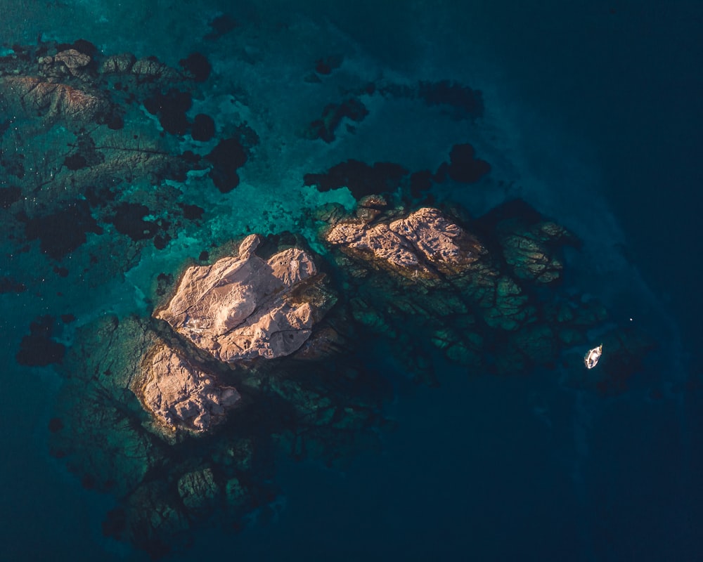 aerial photography of ocean