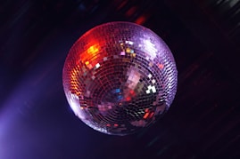 hanging mirror ball