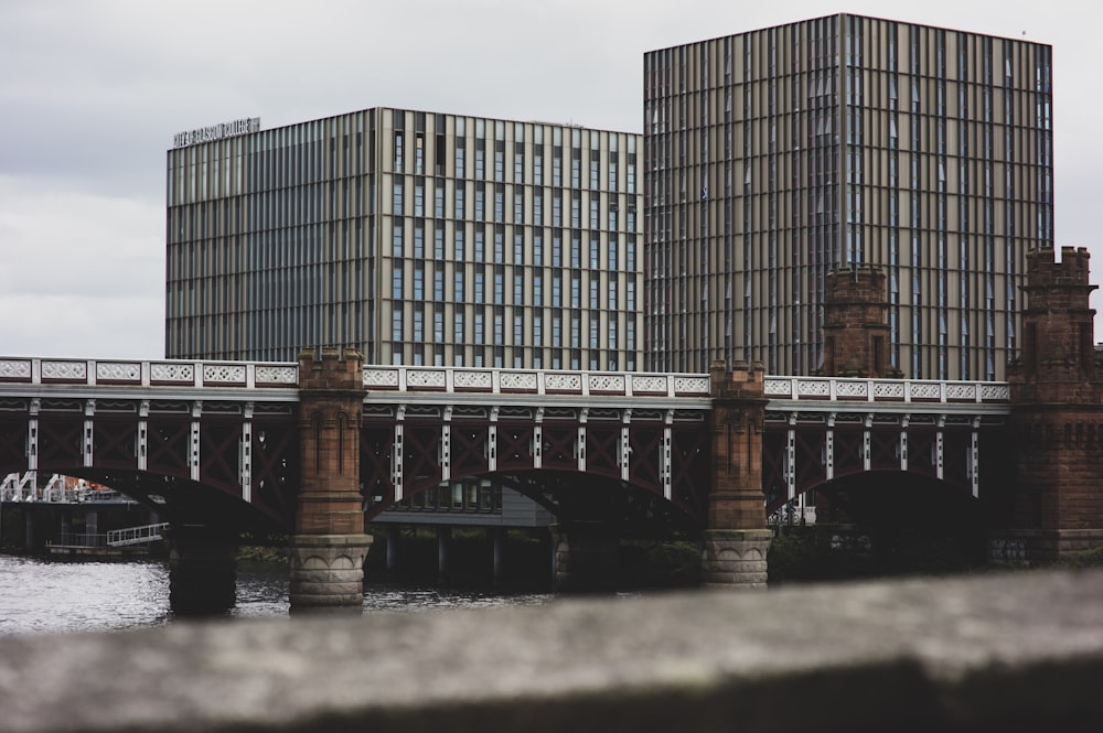 gray concrete buildings under white sky