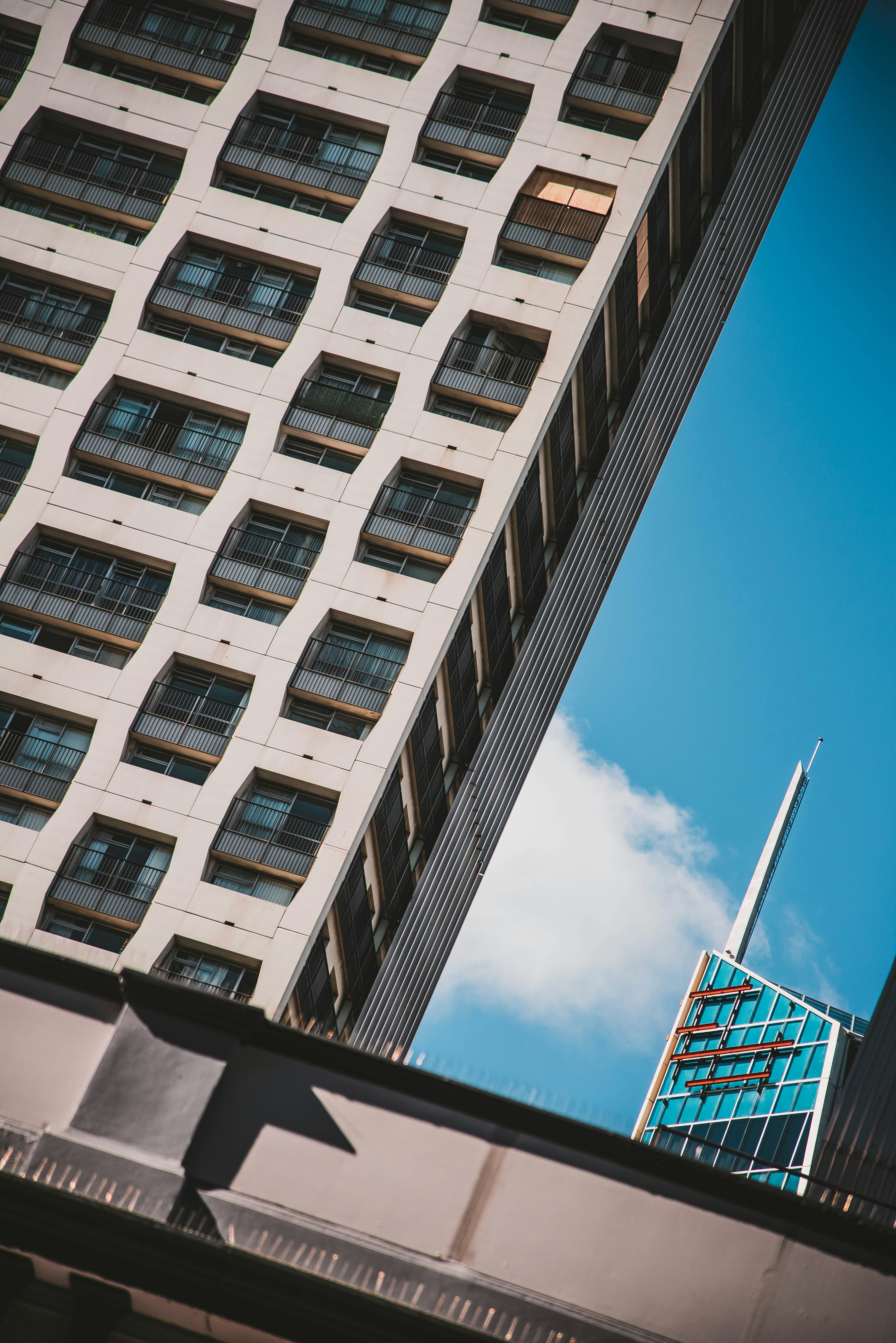 white high-rise building