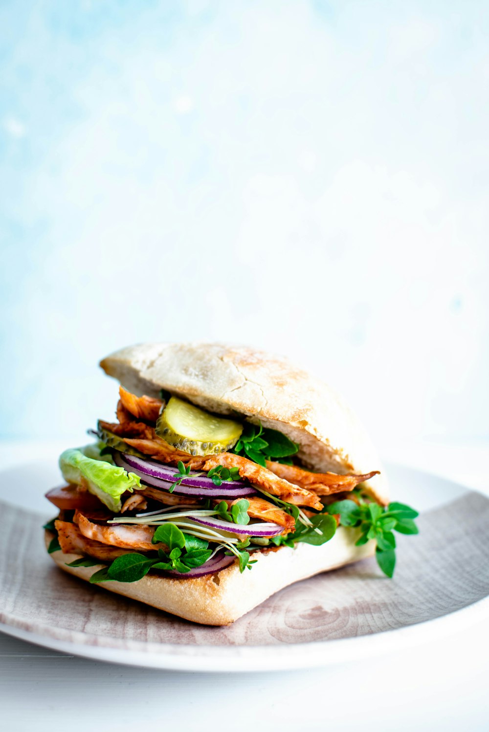 Hamburger avec galette