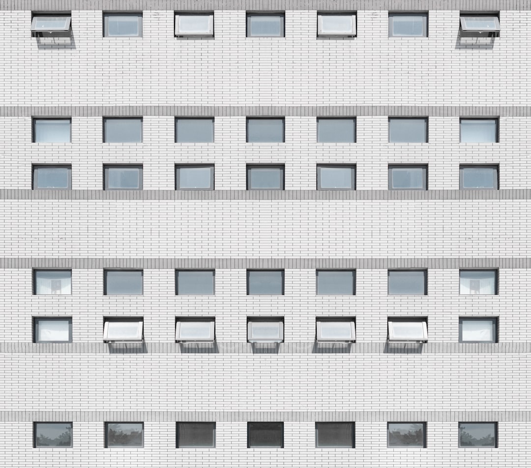 gray building illustration