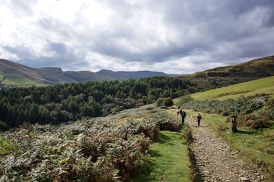 Guests hiking in the scenic Douro landscape.