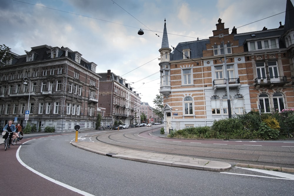 road between houses