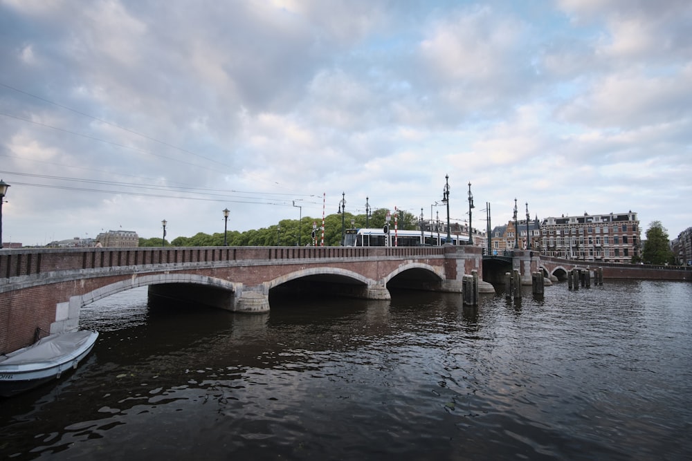 brown bridge under body of wter