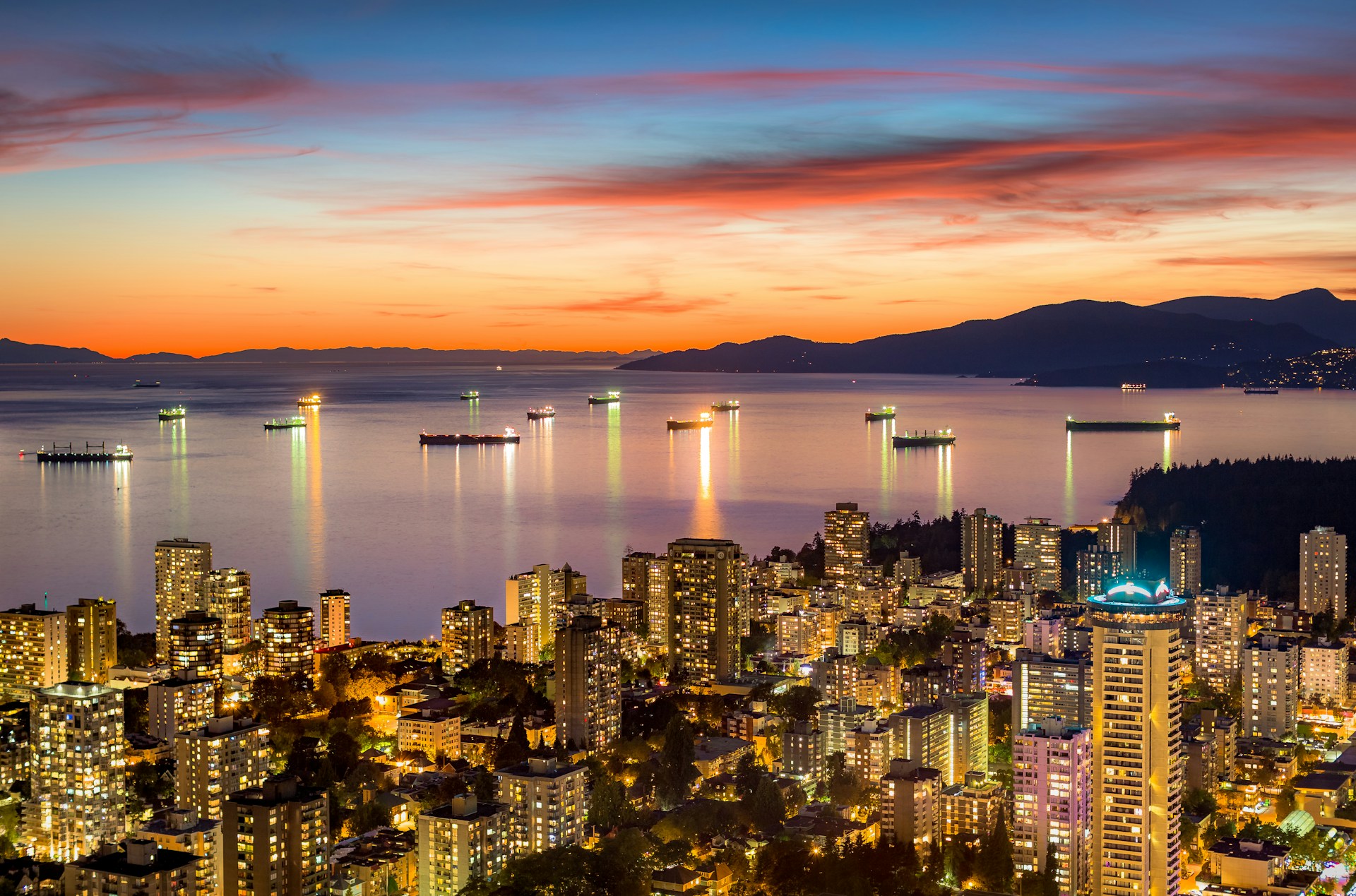 bird's eye view photography of high-rise buildings