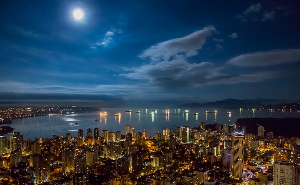 bird's eye view photography of high-rise building