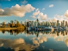 buildings and body of water