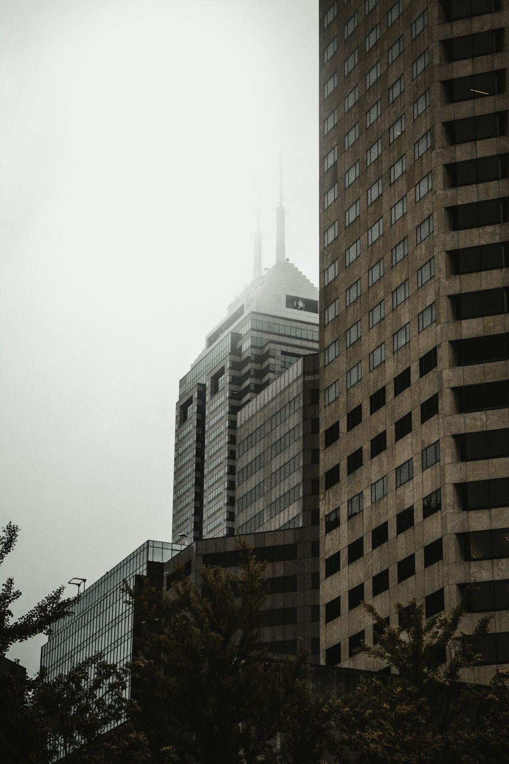 low-angle photography of high-rise building