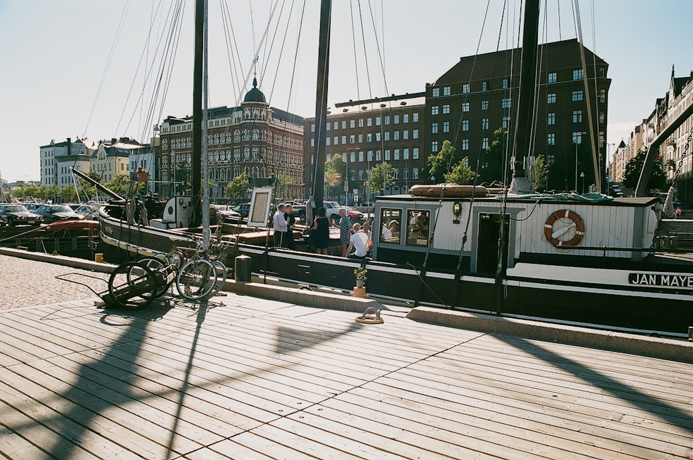 white boat