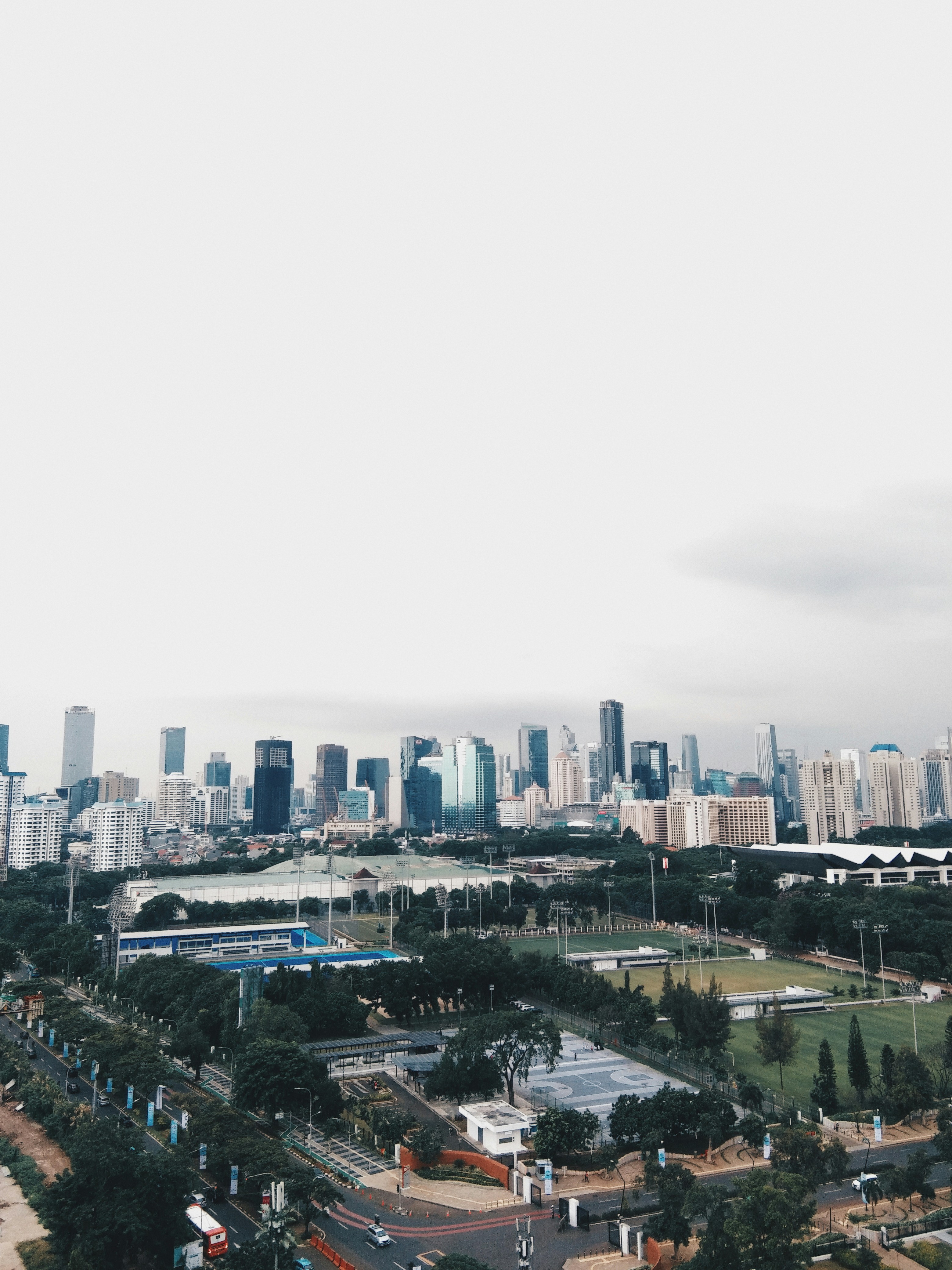 high-angle photography of urban area