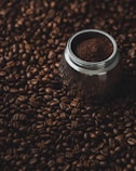 gray coffee jar