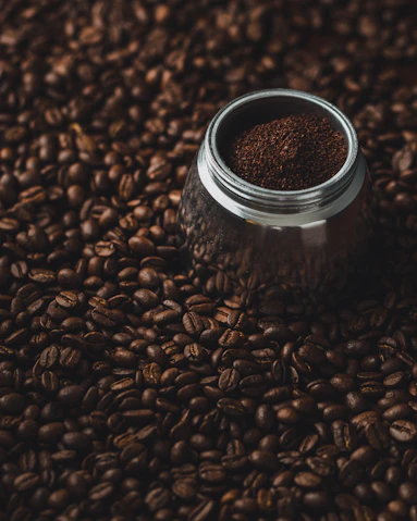 gray coffee jar