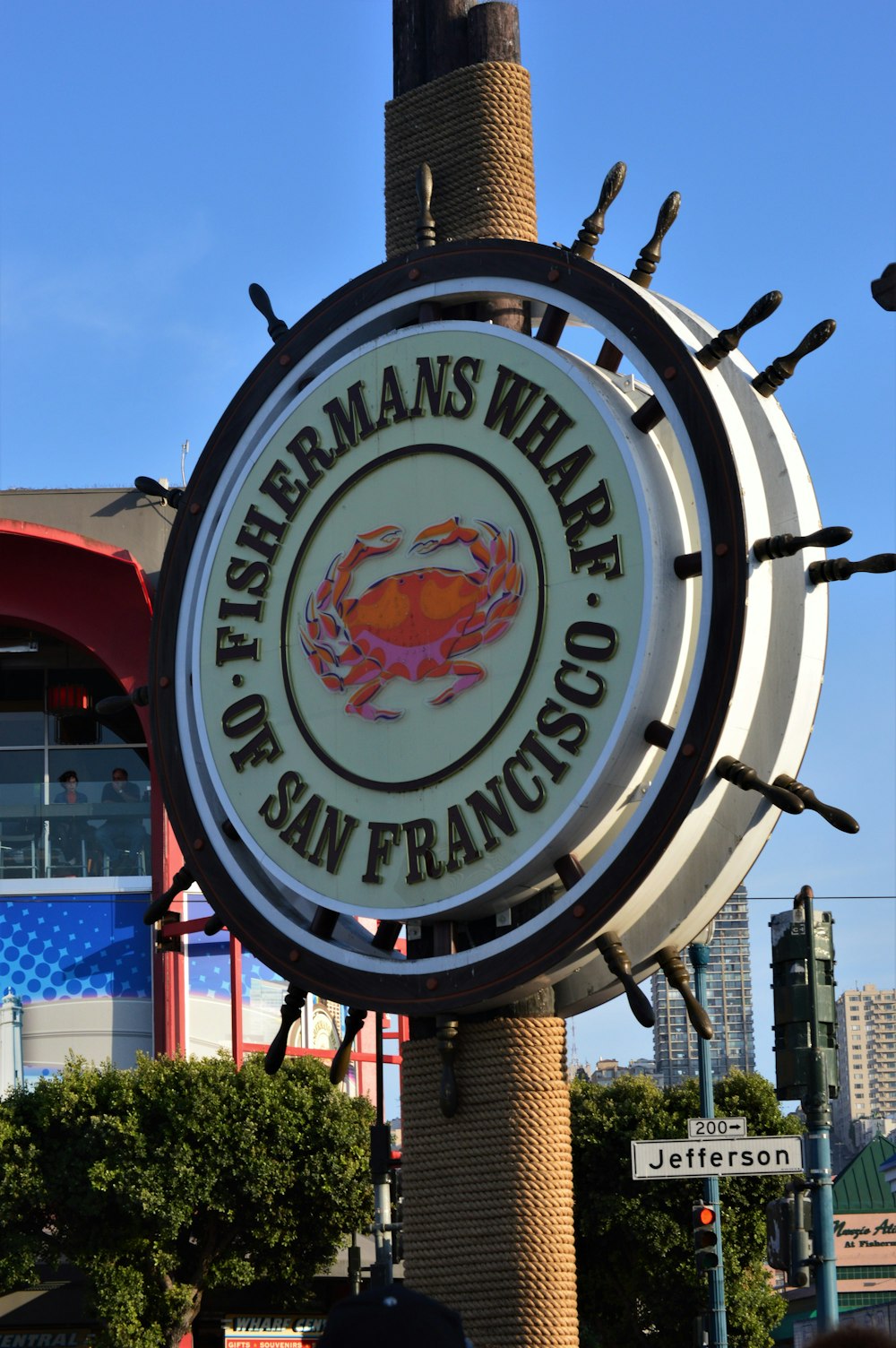 Fisherman's Wharf signage