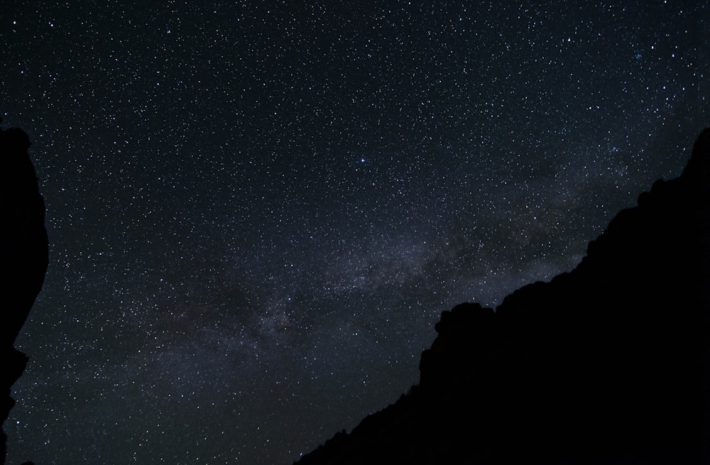 milky way at night