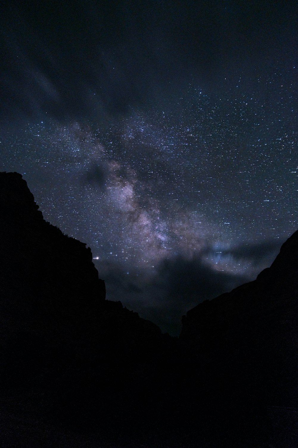 Vía Láctea por la noche