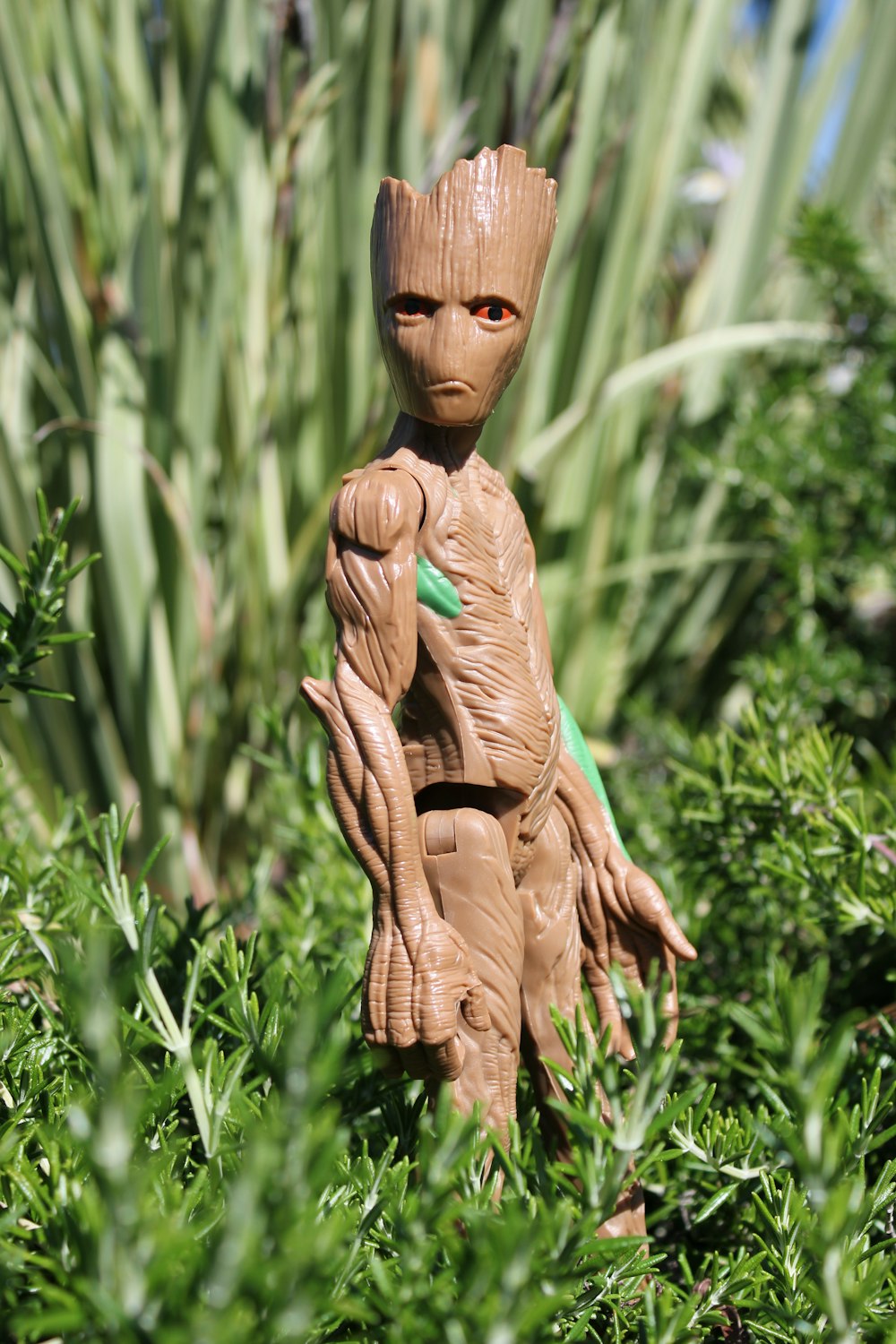 brown Groot action figure