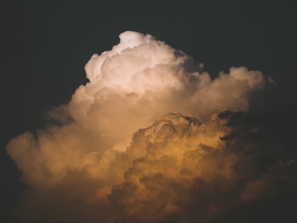 clouds during golden hour