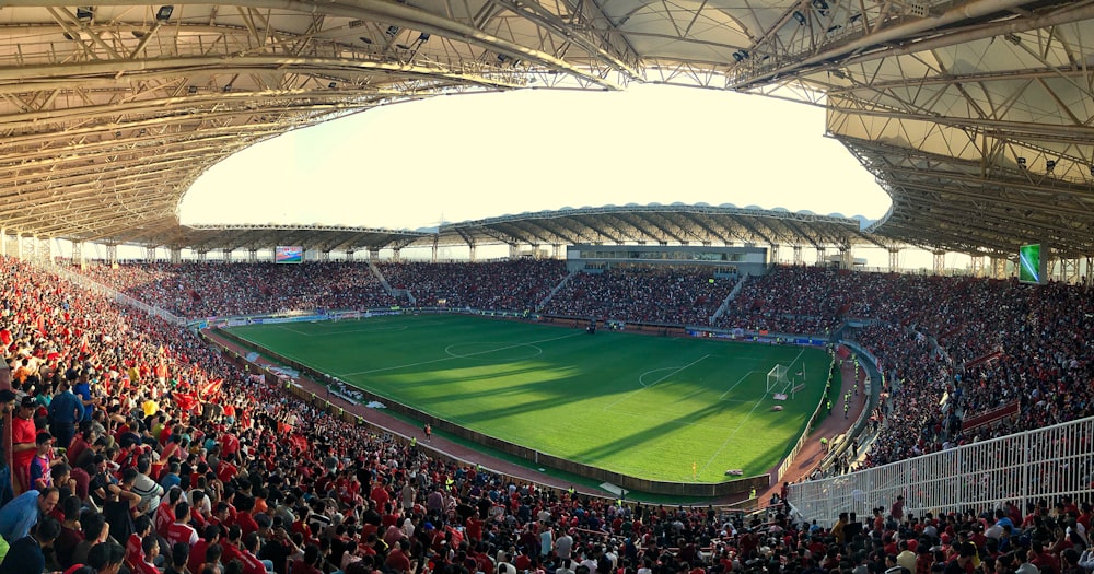 people inside sport stadium