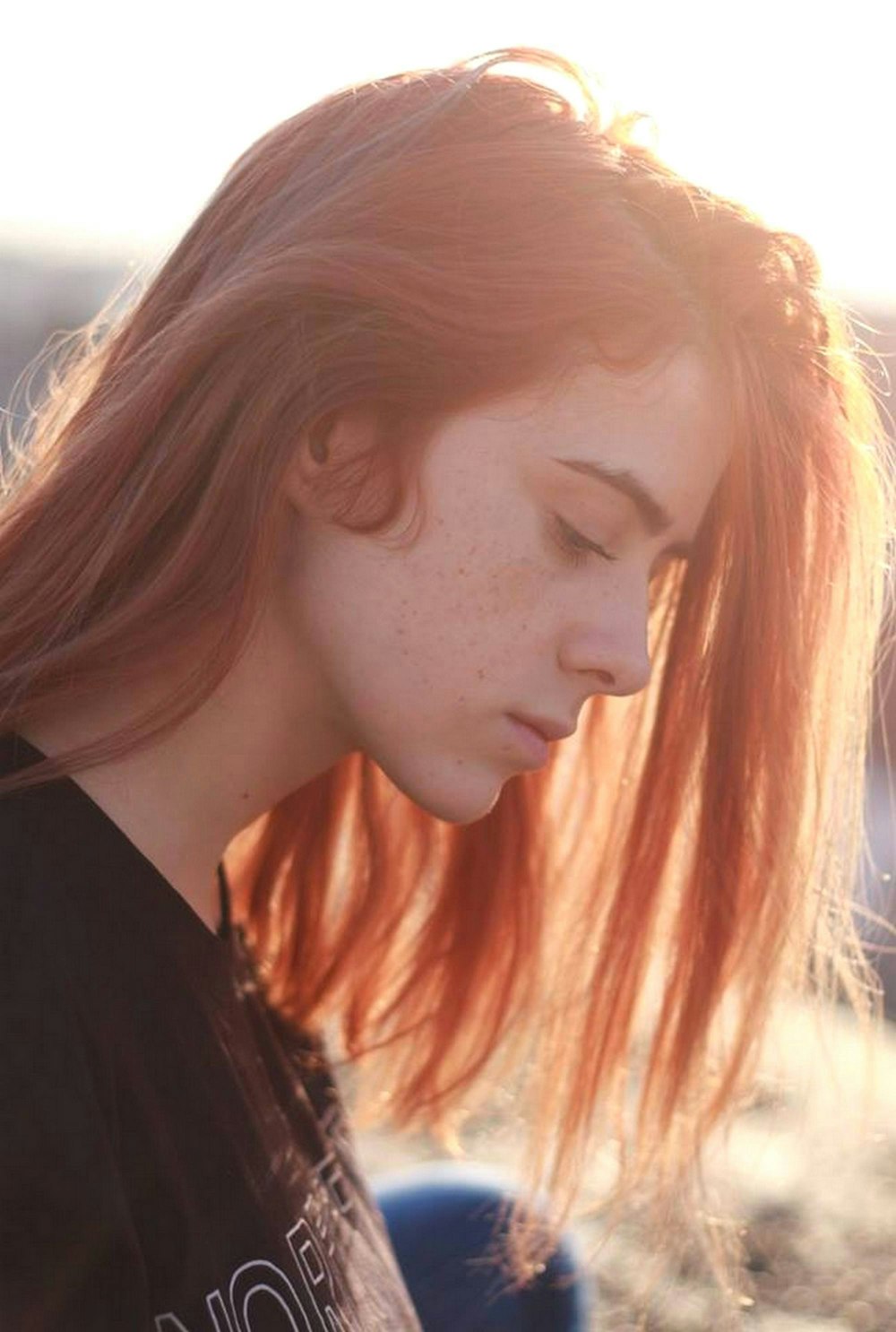 close-up photo of woman face