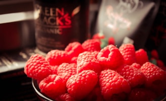 red raspberries