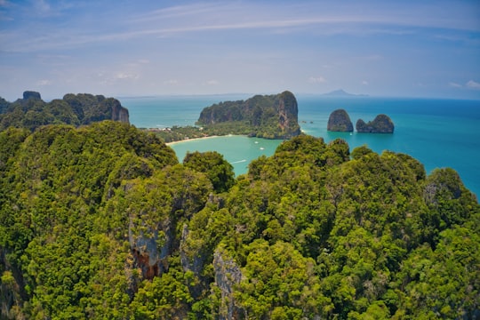 landscape photography of green mountain in Ao Nang Thailand