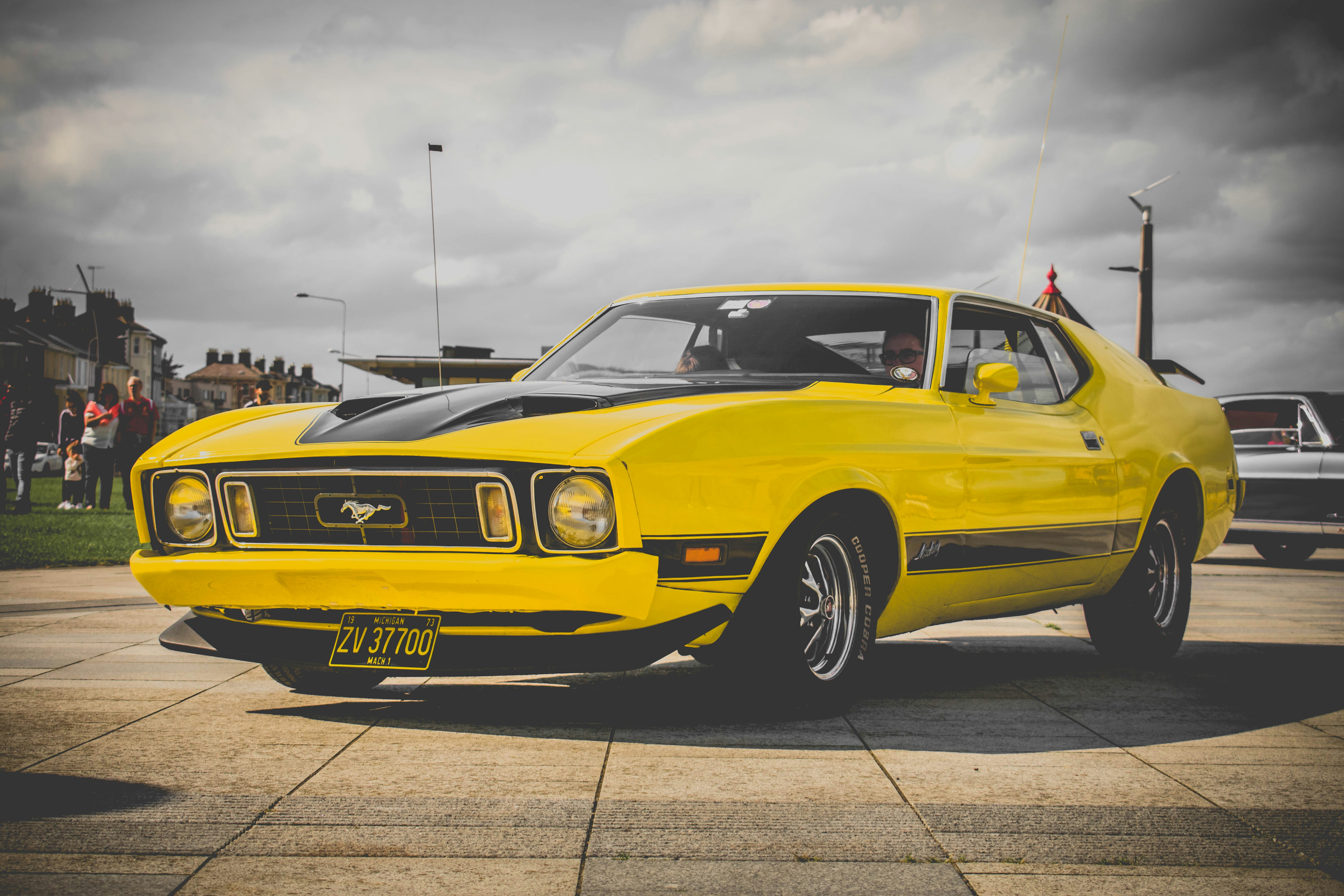 30+ Wallpaper 1920x1080 Ford Mustang 2006 Yellow HD download