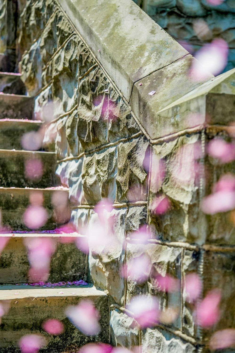 empty brown staircase