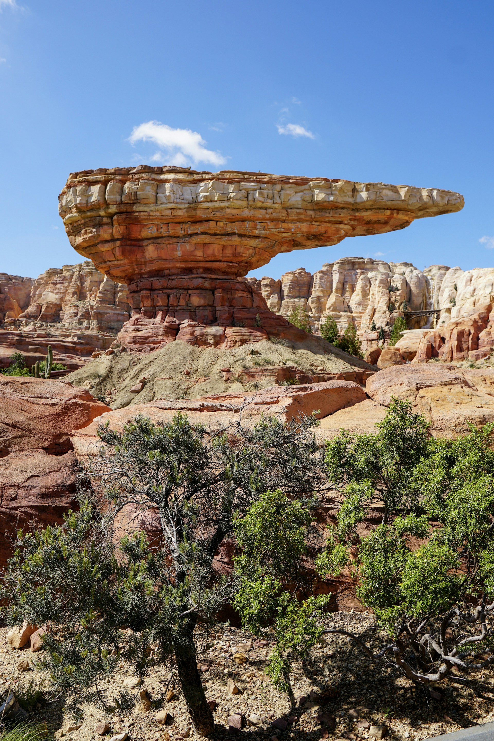 brown rock formation