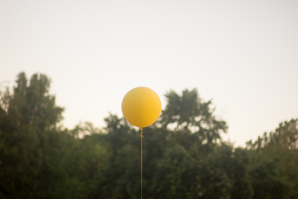 yellow balloon