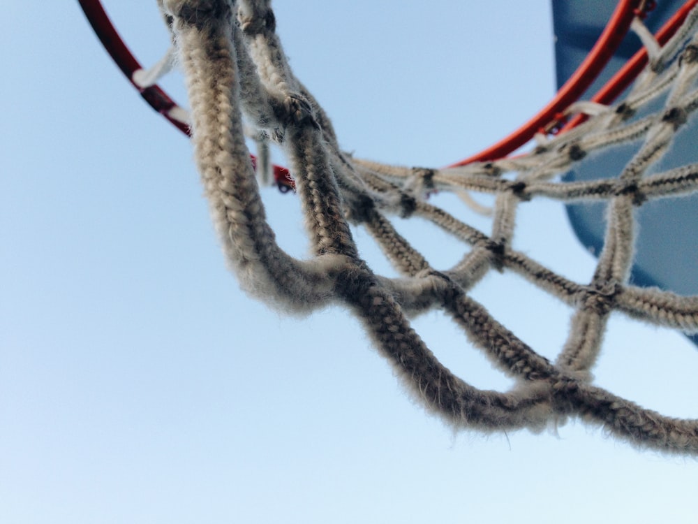 gray and red hammock