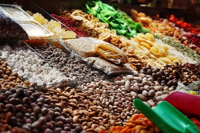 variety of nuts