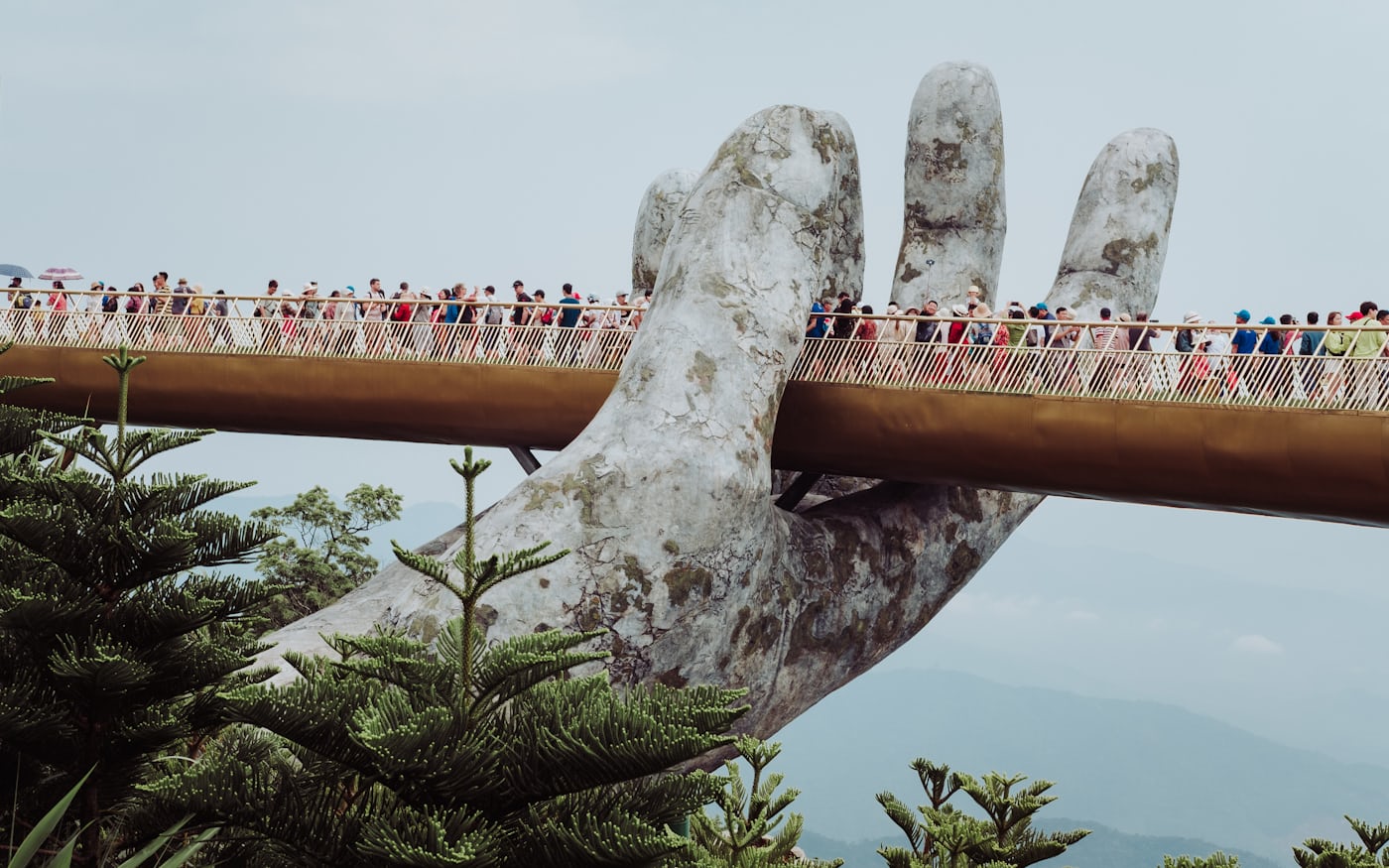 Ho Chi Minh City central district street traffic showing operational timing dependency for group movements