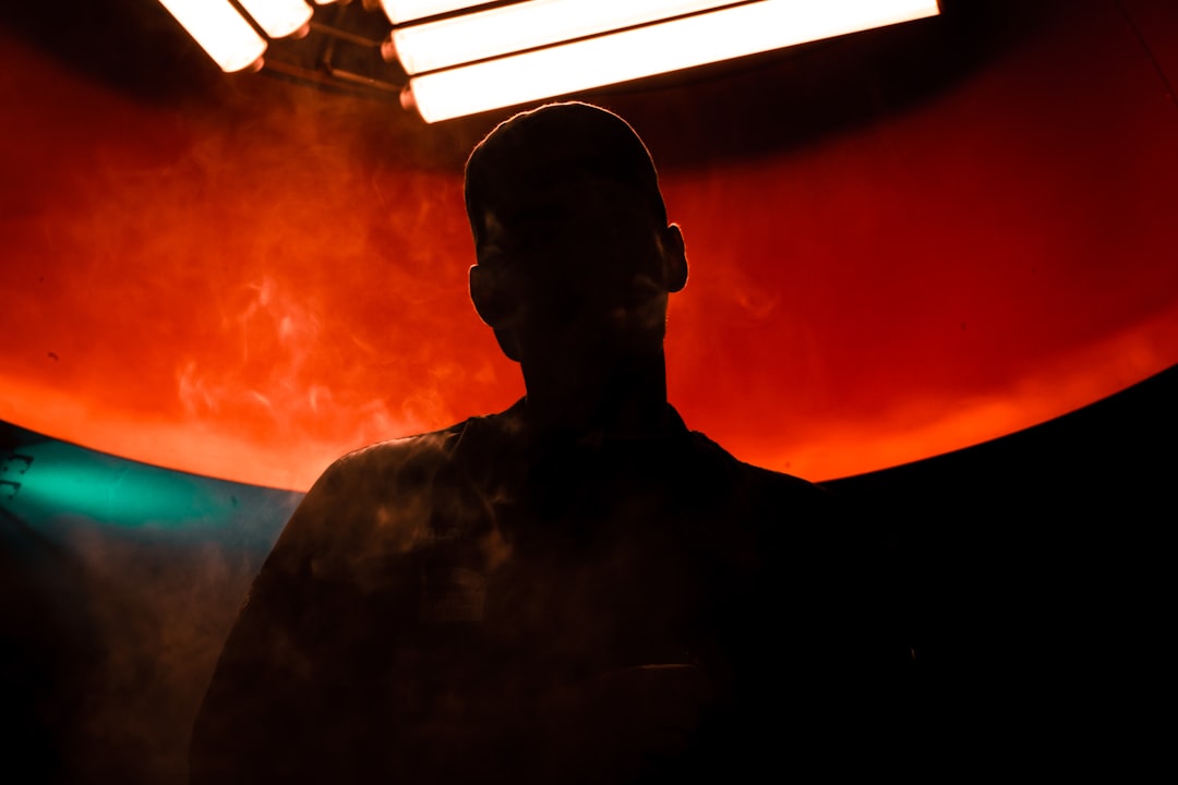 shadow of a man with orange background, Photographer: https://www.instagram.com/whoisperi<p></figure>Model: https://www.instagram.com/daydrmr_24