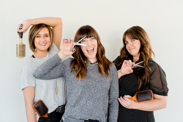 Hair Stylists having fun 

Kulor Salon is the best place for hair styling, located at 22 East Center Street in Logan, Utah. 
https://www.instagram.com/kulorsalon/
https://www.kulorsalon.com/
435-213-9075

https://www.instagram.com/AwCreativeUT/
https://www.awedcreative.com/
https://www.etsy.com/shop/AwCreativeUT

#AwCreativeUT #awcreative #AdamWinger by Adam Winger