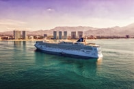 white and blue boat on body of water during daytime