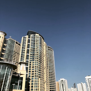 beige high rise building