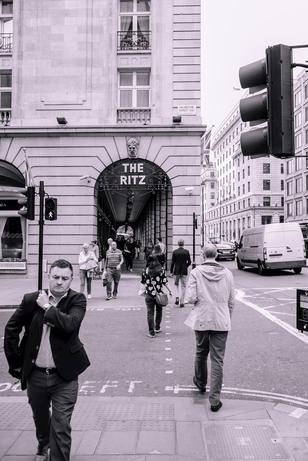 people walking on street