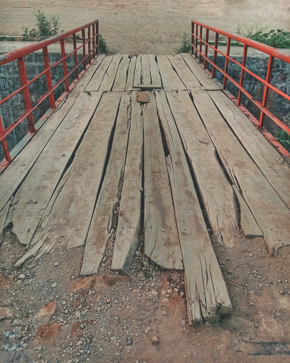brown wooden bridge