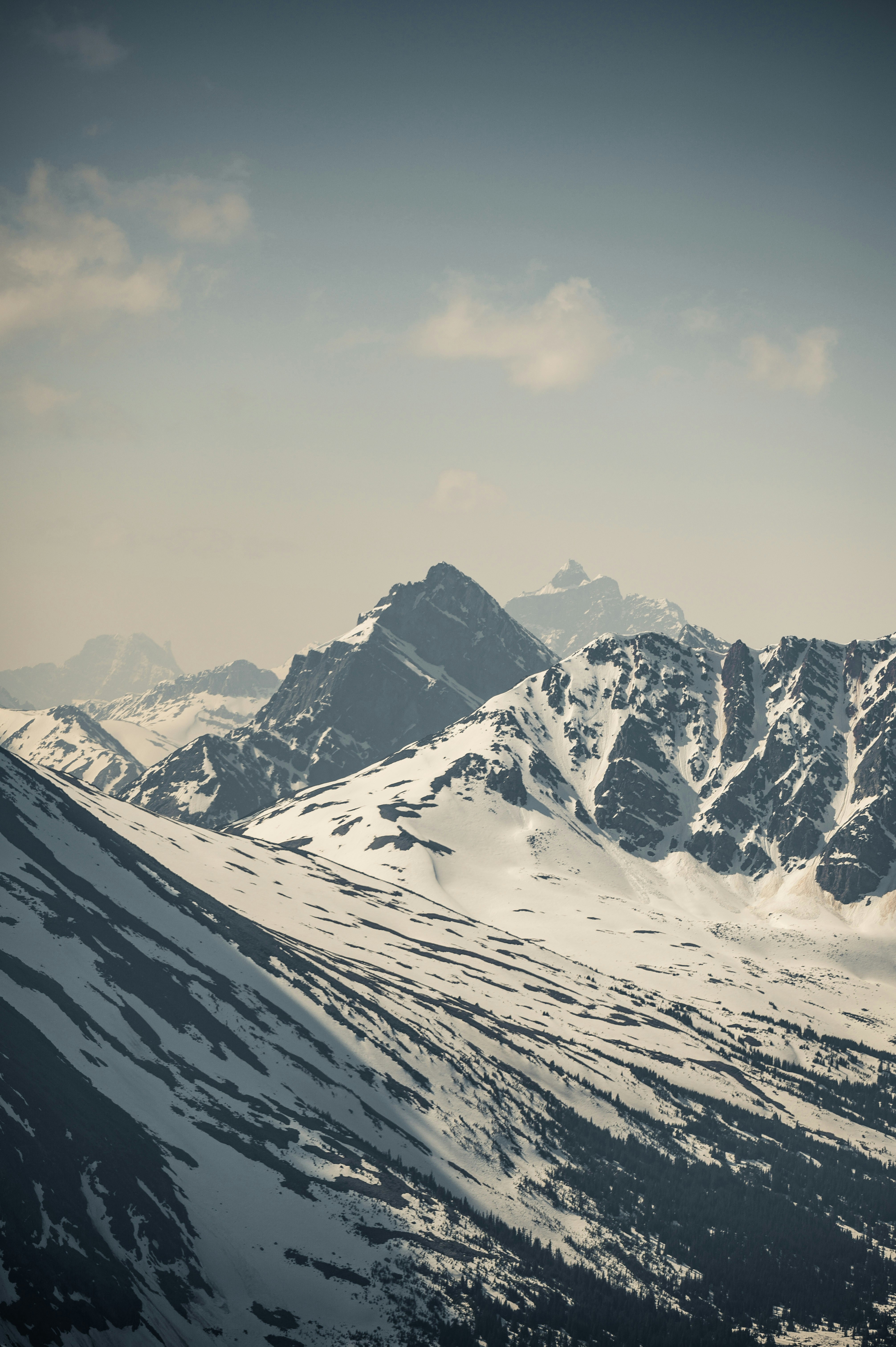 snow covered mountain