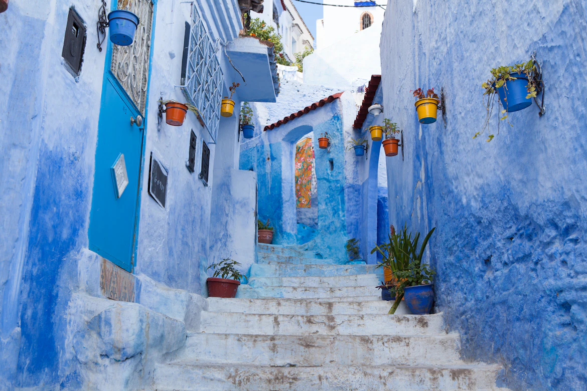 Blue streets of Chefchaouen