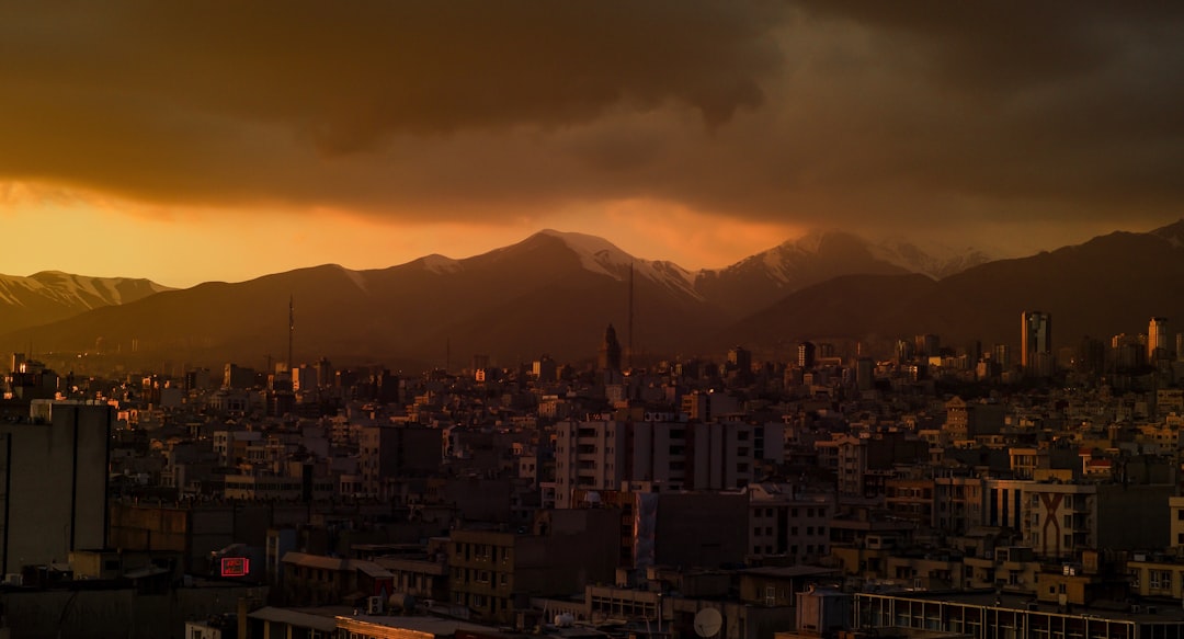 buildings during golden hour,