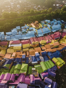 A vibrant view of Beladula village showcasing local projects.