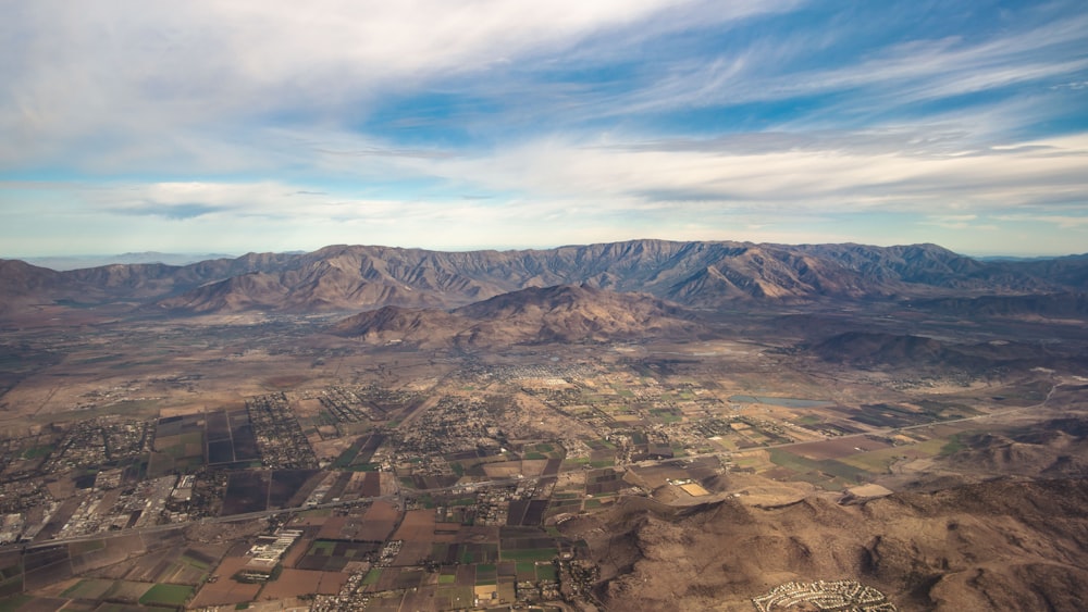 brown and green mountain