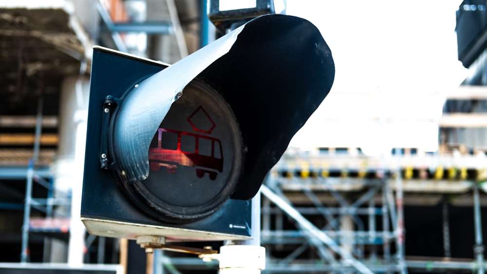 black traffic signage